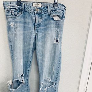 Abercrombie & Fitch ripped jeans